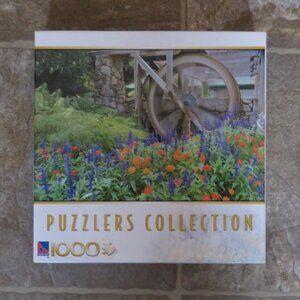NWOT Sure-Lox Water Wheel & Floral Jigsaw Puzzle 1000 Piece (P107)